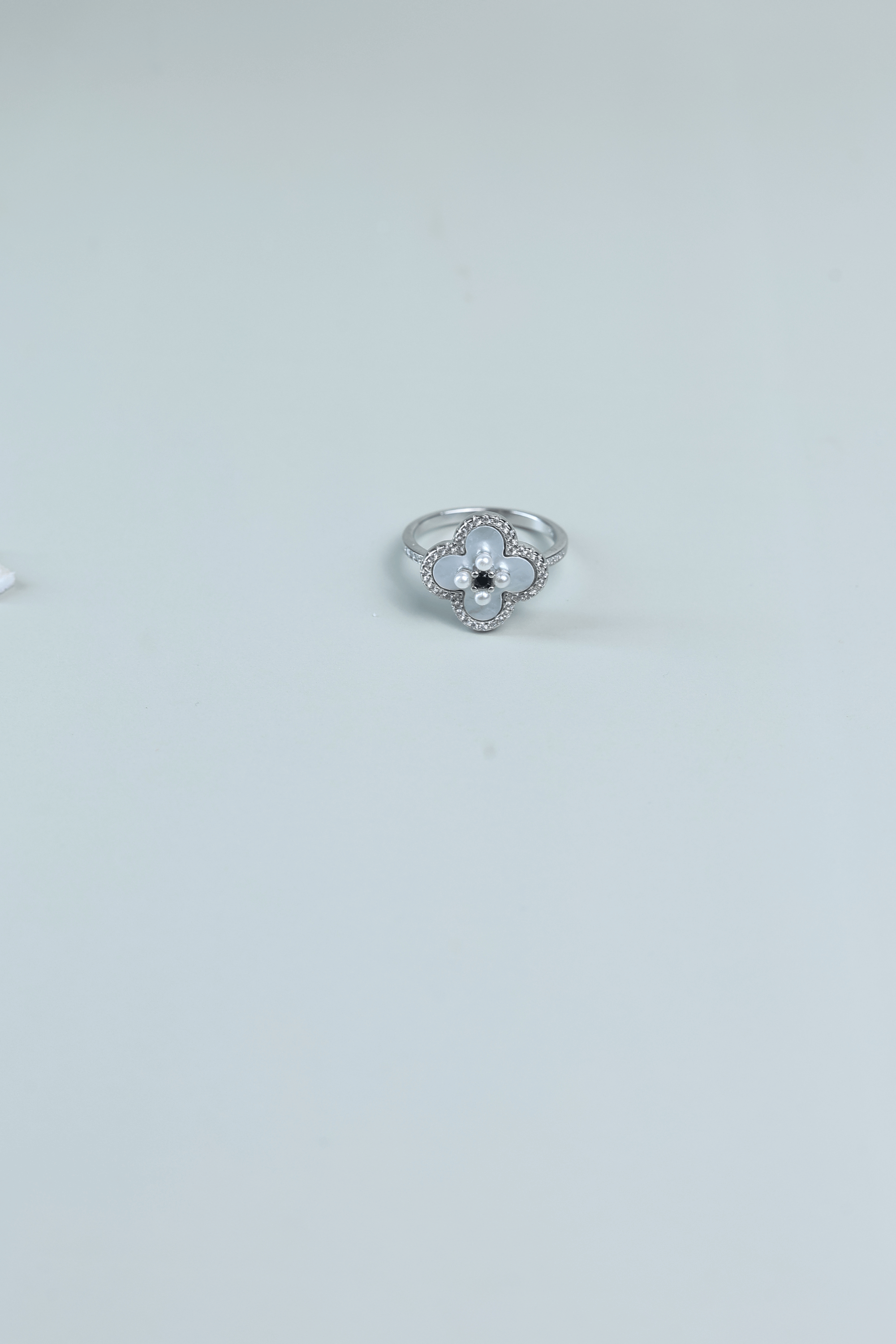 Petal Grace 925 Sterling Silver Floral Ring for Women