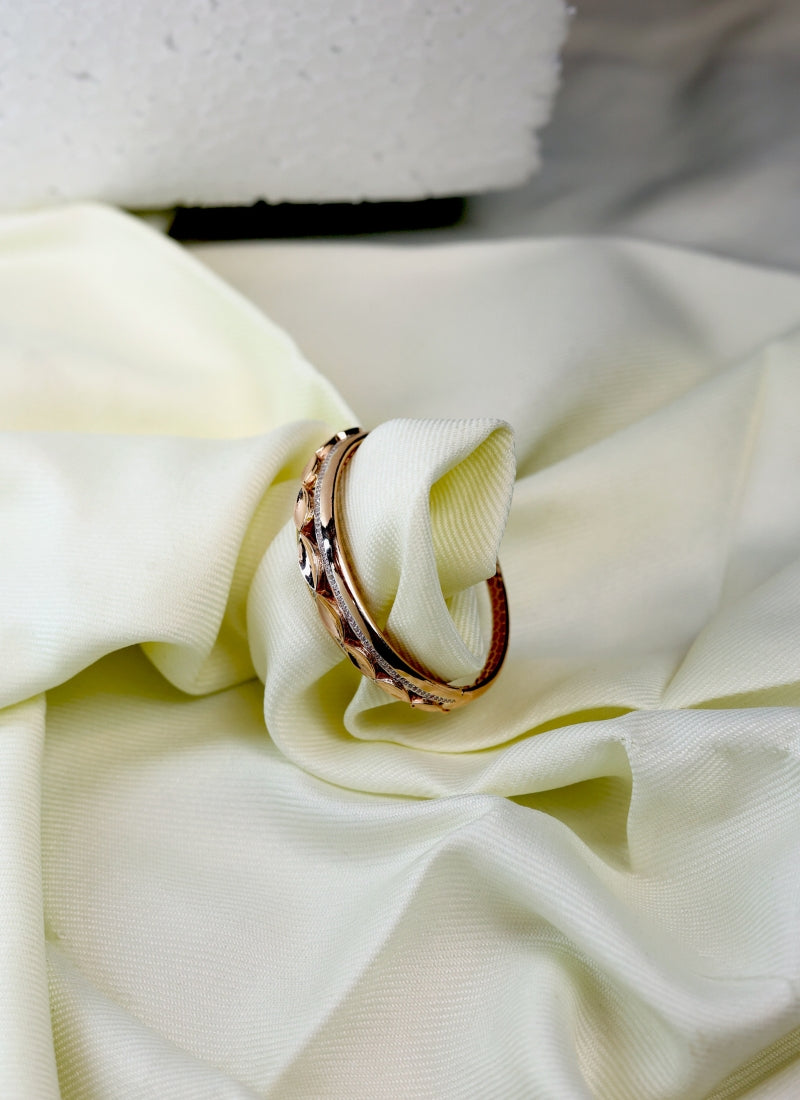 Golden Bloom Designer Bangle