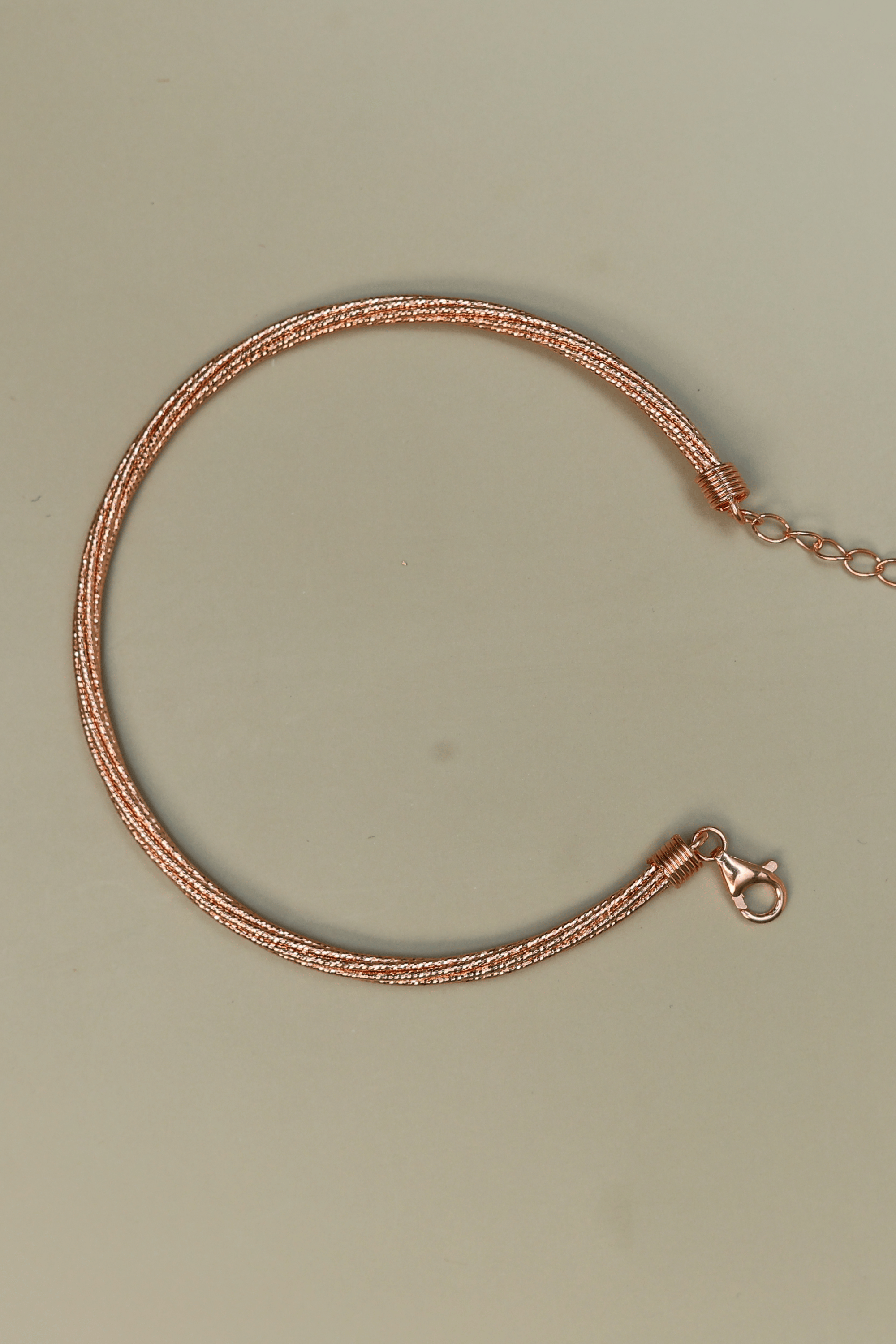 Rose Weave 925 Sterling Silver Adjustable Kada for Women