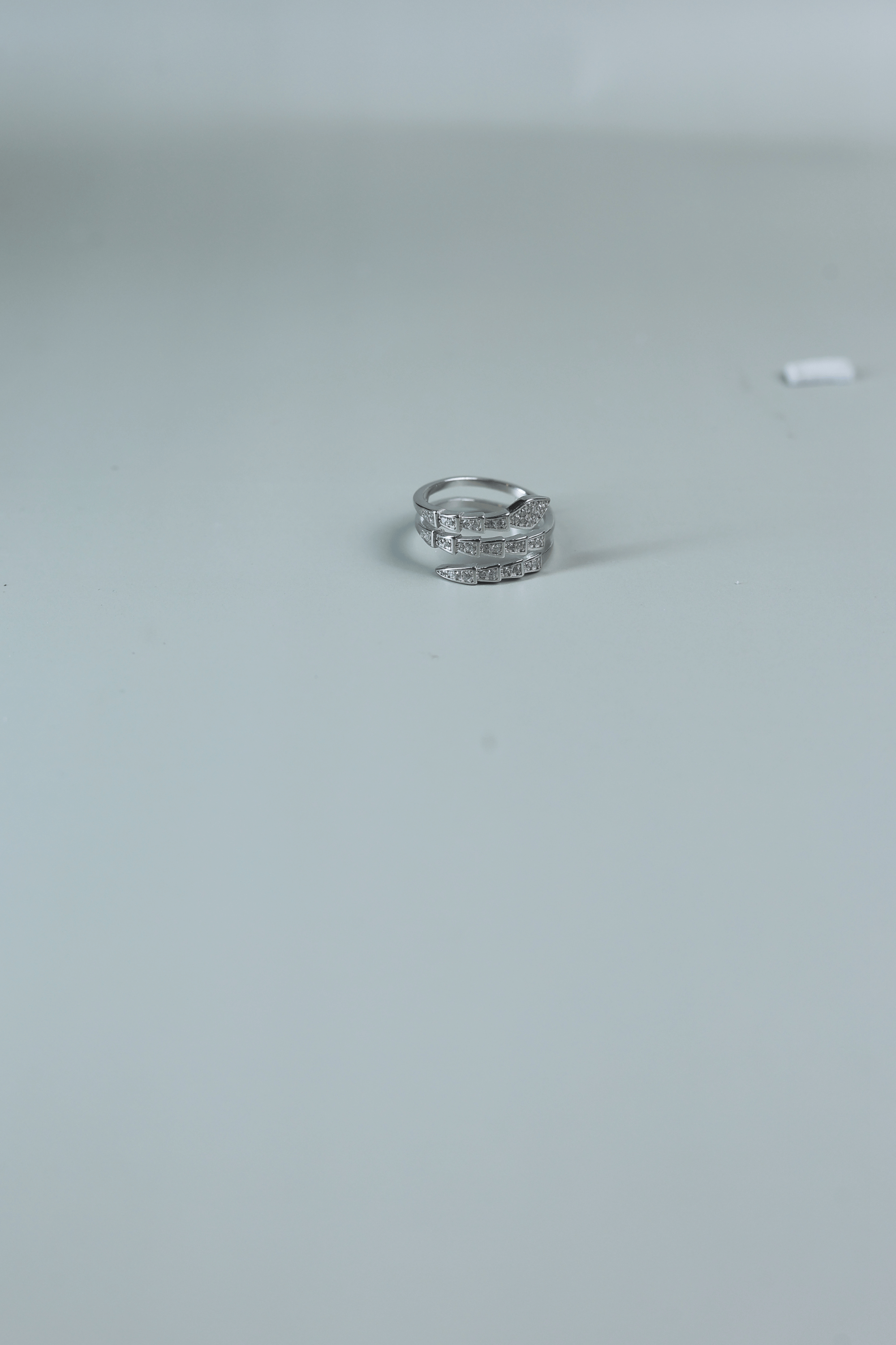 Elegant Texture 925 Sterling Silver Band Ring for Women