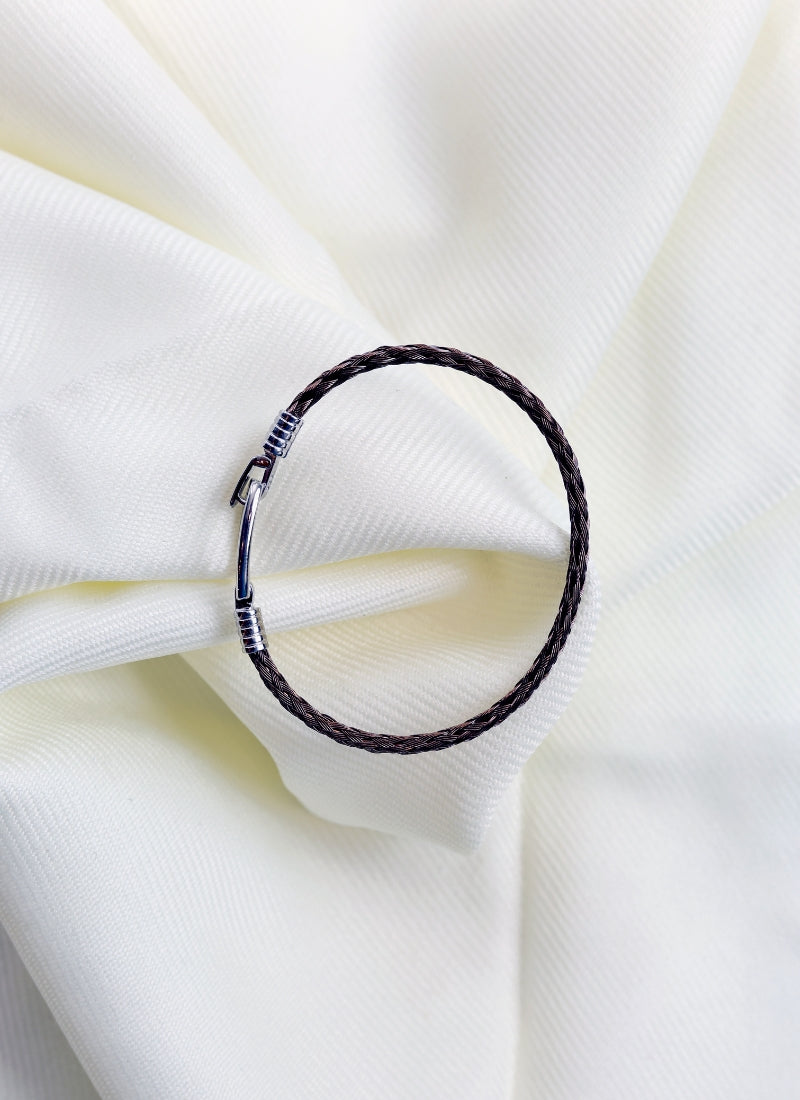 Elegant Pearl Charm Bangle